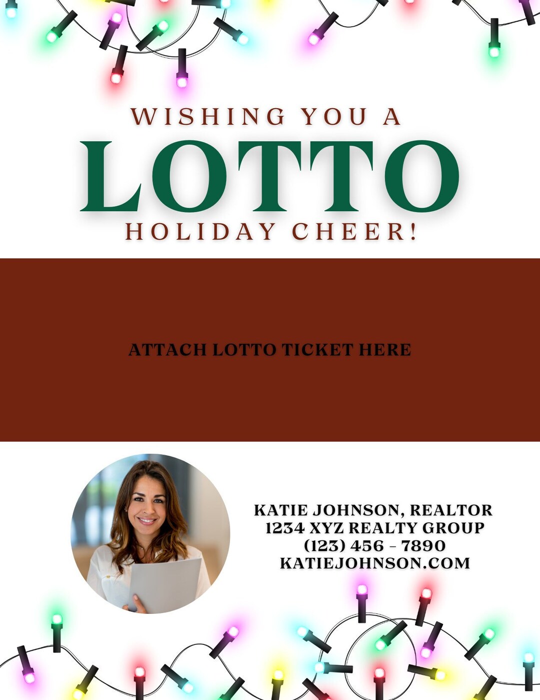 Real Estate Holiday Post Card Lotto Postcard Popby Etsy