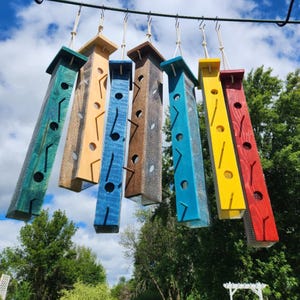 Wood &quot;Finch Sock&quot; Bird Feeder