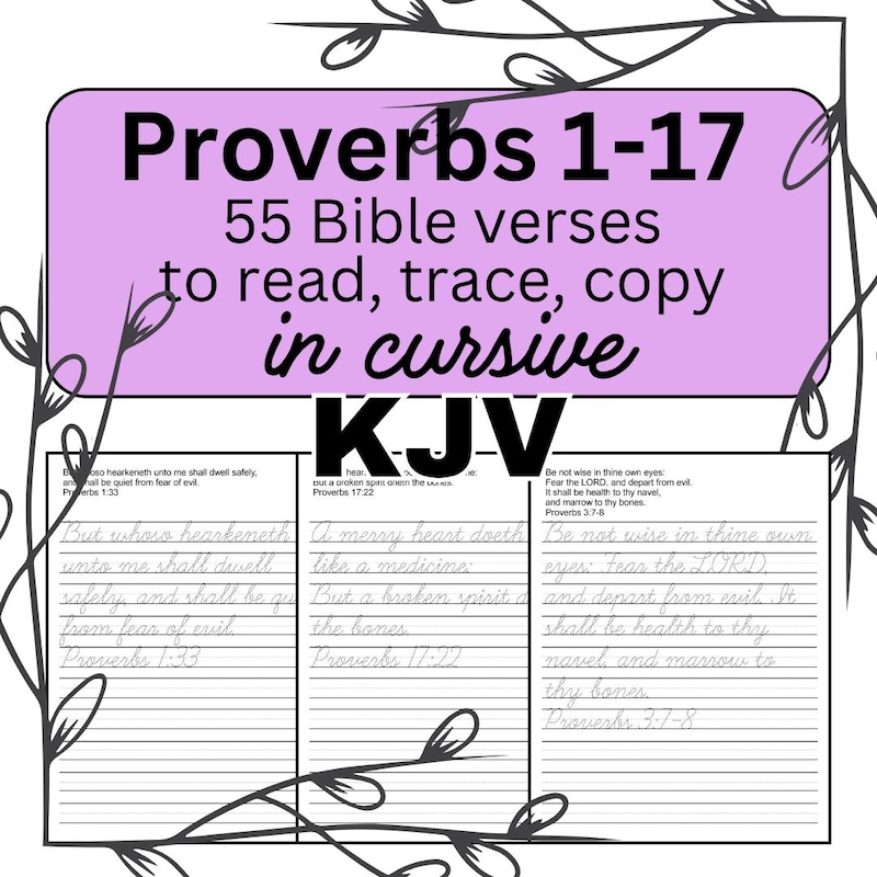 Kjv Tracing - Etsy