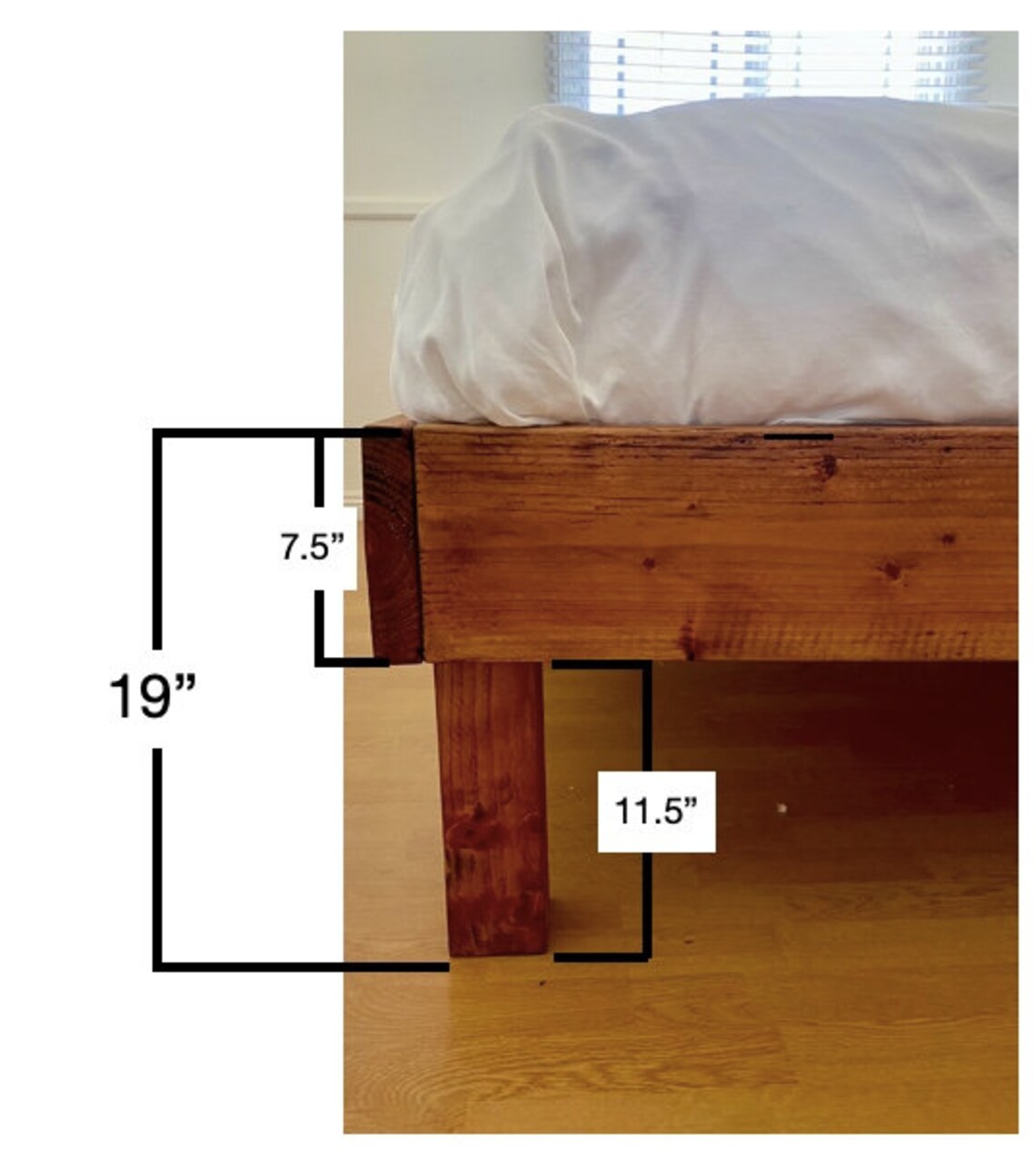 The OG Eco Wood Bed Frame Etsy