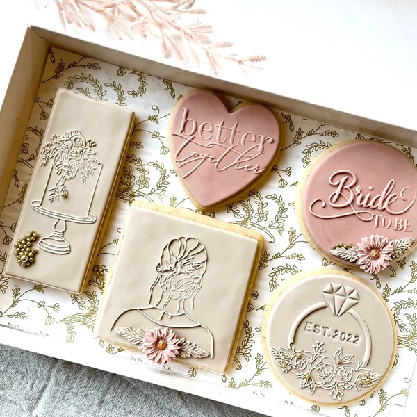 Bridal Shower Cookie Etsy