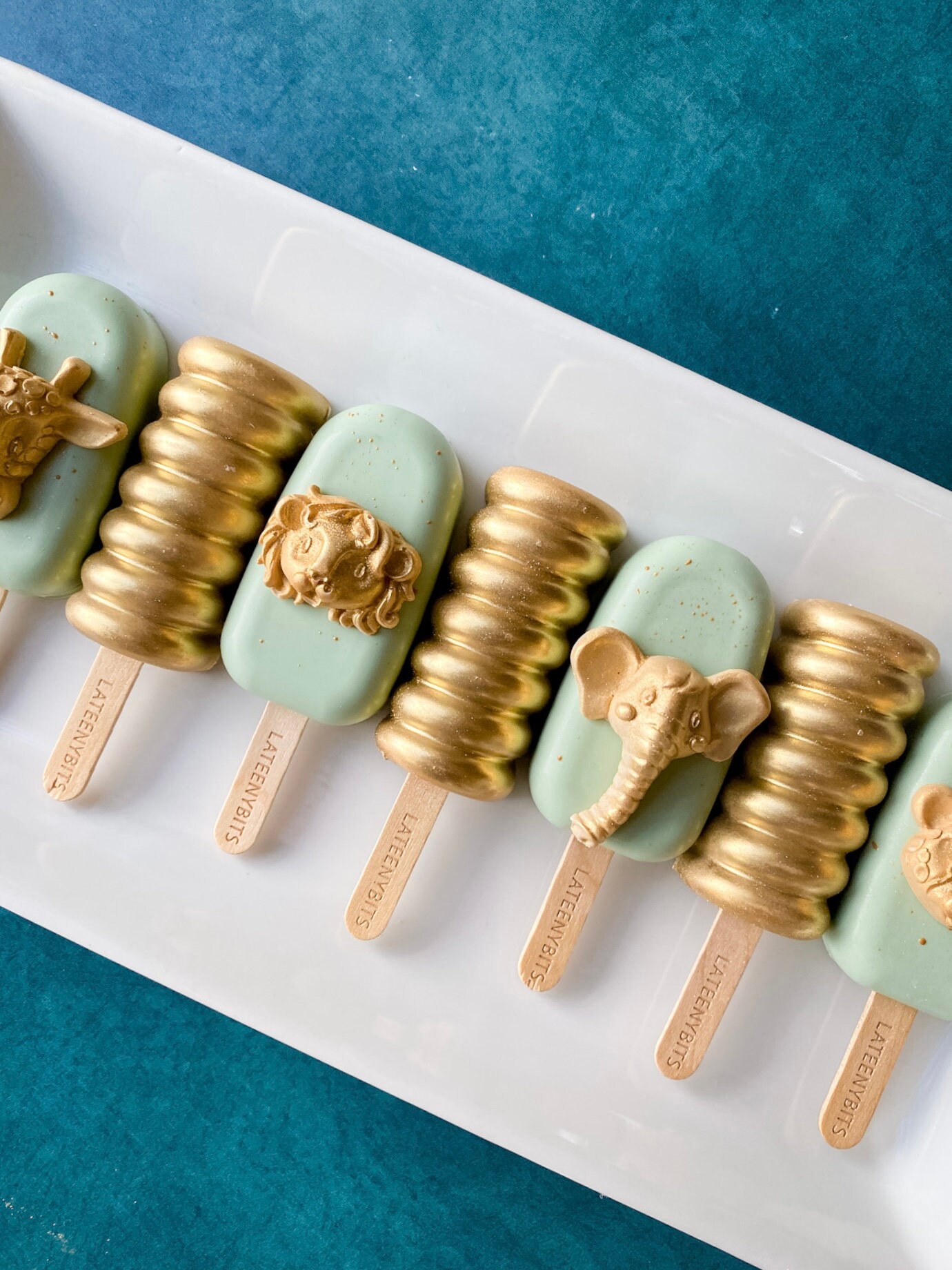 Safari Cakesicles Jungle Cake Pops Giraffe Elephant Etsy