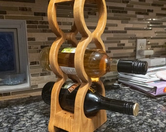 Etsy wine bottle holder sale