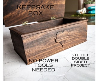 Keepsake Box Personalized Jewelry Box Custom Keepsake Box Digital File Jewelry Box SVG Keepsake