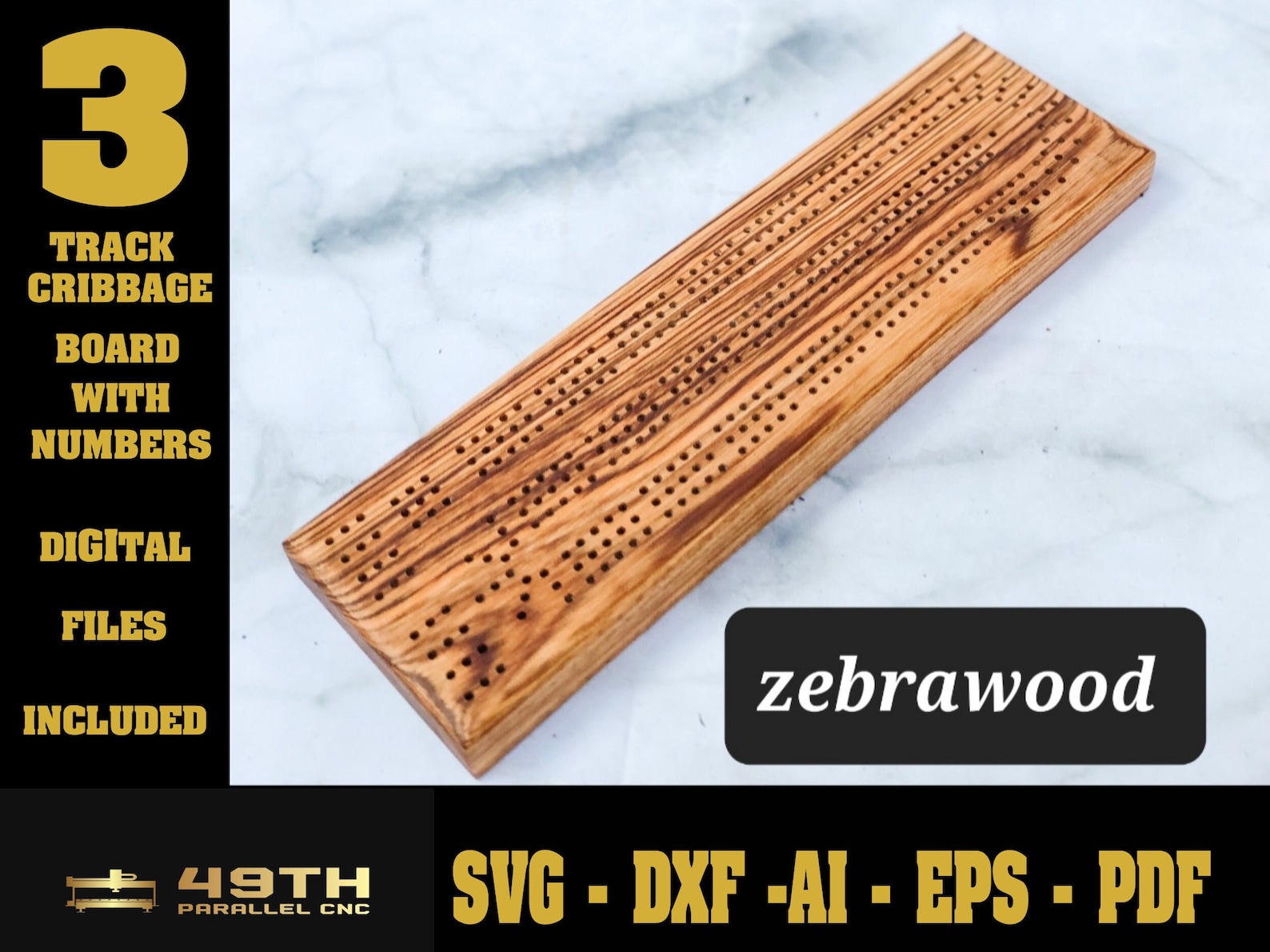 Cribbage Board CNC File Cnc Cribbage Board Make Your Own Cribbage Board