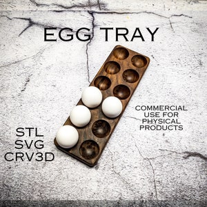 Egg Tray Cnc file - digital file egg tray - egg tray - 3d egg tray