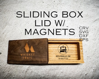 CNC sliding box - cnc magnetic box - magnetic box plans - DIY sliding box