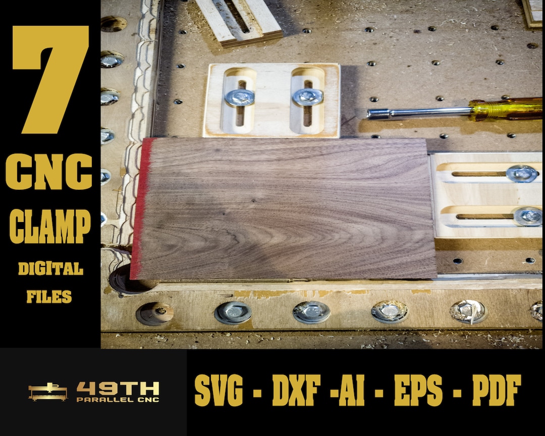 CNC Clamps CNC Clamp File CNC Clamp Digital File Cnc File Cnc Vector File Etsy