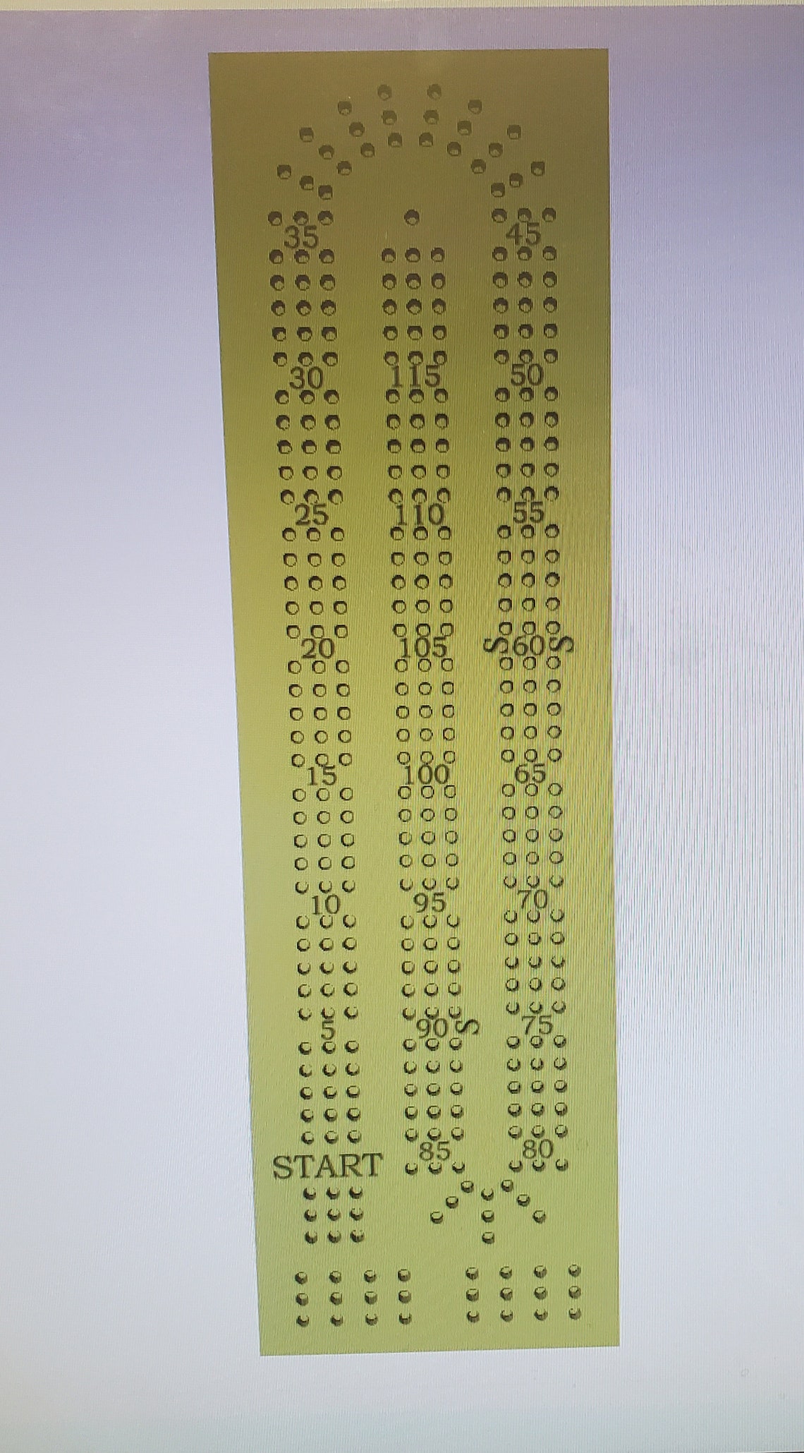 Cribbage Board CNC File Cnc Cribbage Board Make Your Own Cribbage Board