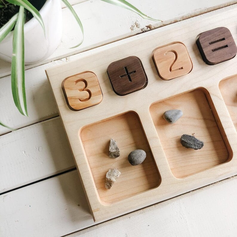 CNC Montessori Math Tray - Math Tray - Digital Files Included ...