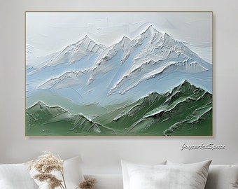 Original Abstract Texture Painting Wall Art Original Mountain Painting on Canvas Landscape Oil Painting On Canvas Large 3D Textured Wall Art