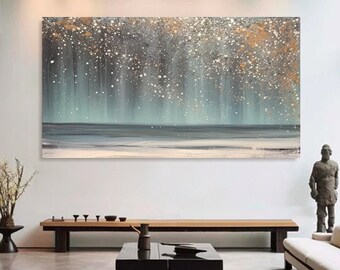 Brilliant original Painting on canvas Abstract Boho 3D wall art Fancy landscape Minimalist  living room acrylic painting Hand painted art