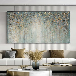 Brilliant original Painting on canvas,Abstract Boho 3D wall art, Fancy landscape,MinimaList  living room acrylic painting,Hand painted art