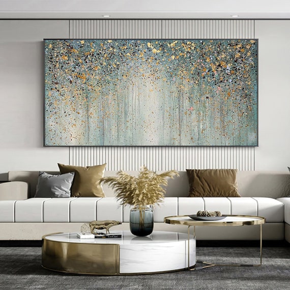 Brilliant Original Painting on Canvas,abstract Boho 3D Wall Art