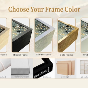 Kundenspezifische Rahmungsservices: Handgefertigte, maßgeschneiderte Rahmen für Gemälde Metallrahmen Harzrahmen Galeriestil Stretching Kostenlose weltweite Lieferung
