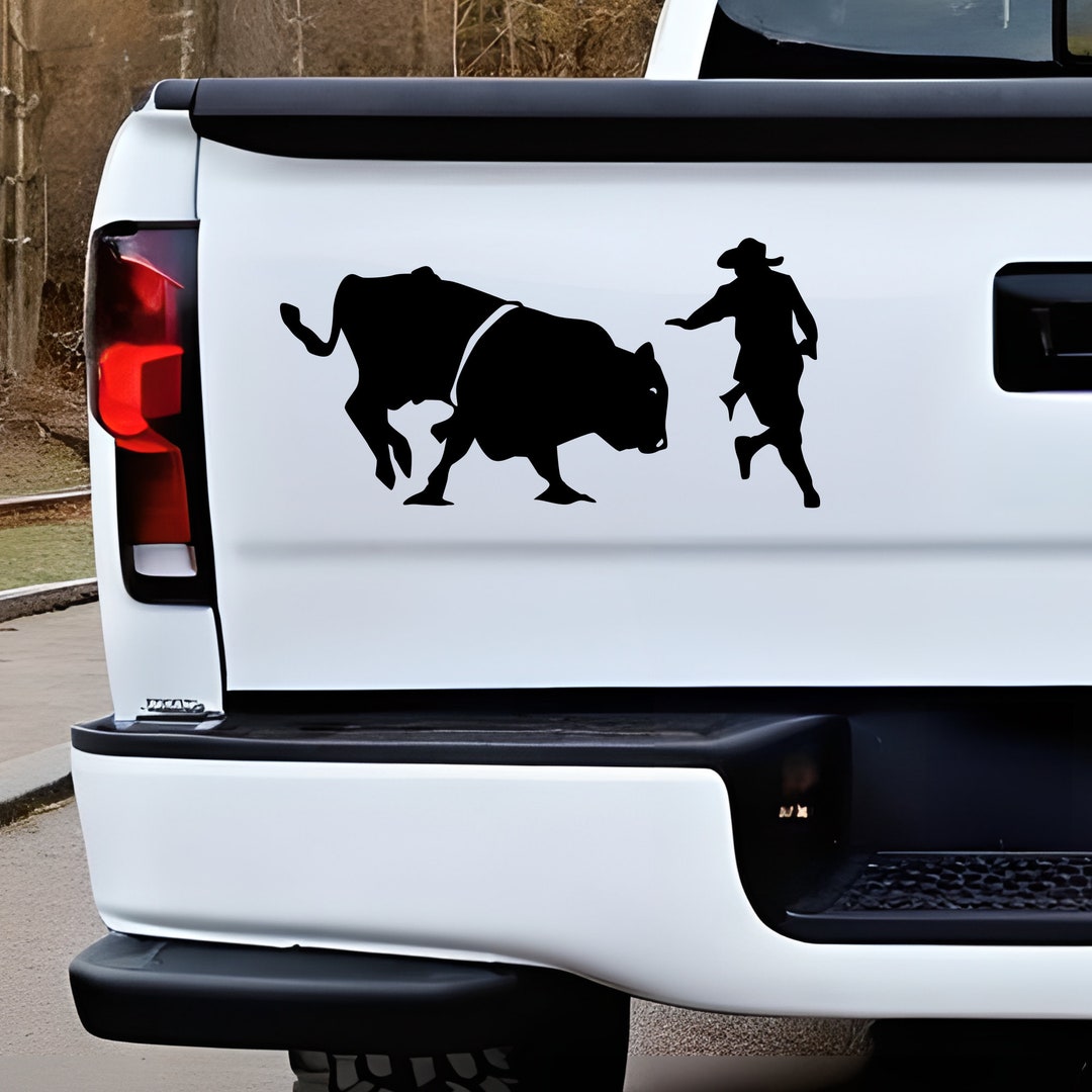 Rodeo Clown Bullfighter Vinyl Decal Sticker - Etsy