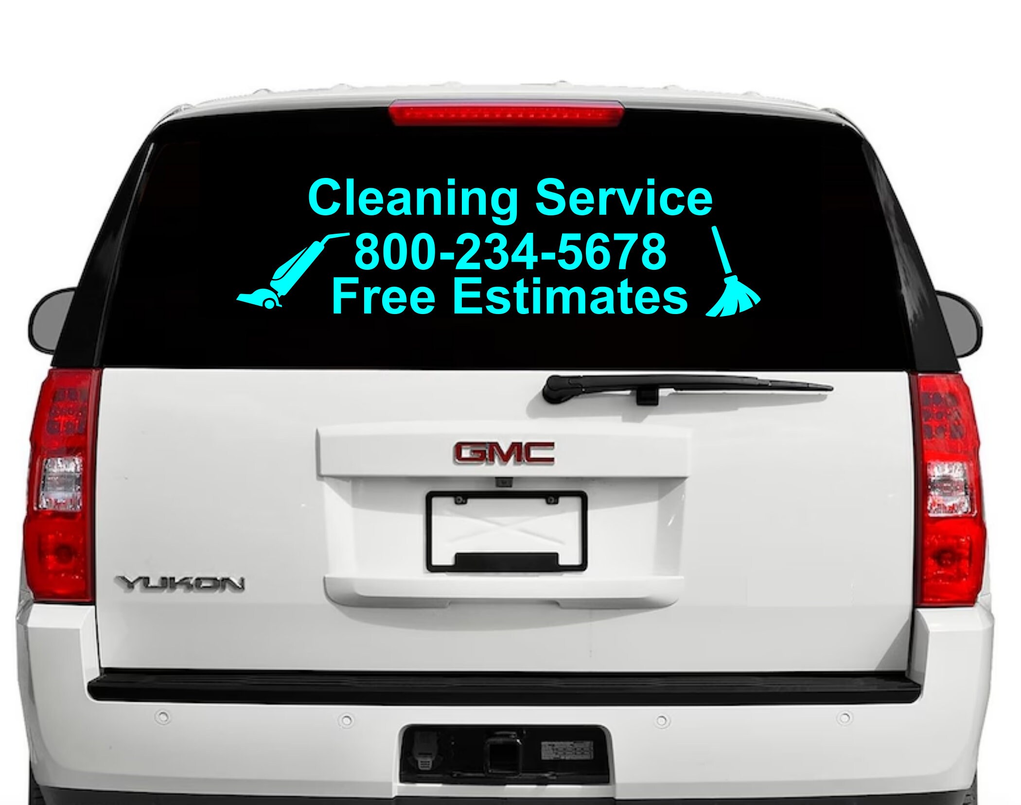Custom Cleaning Maid Service Business Decal for Car Window ...