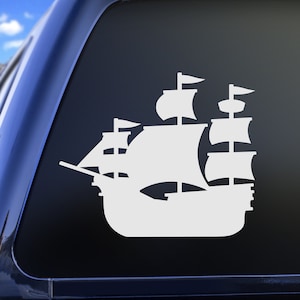 Pirate Ship Vinyl Decal Sticker