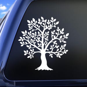 Tree of Life Decal, Simple Tree of Life Decal, Tree Vinyl Car Decal