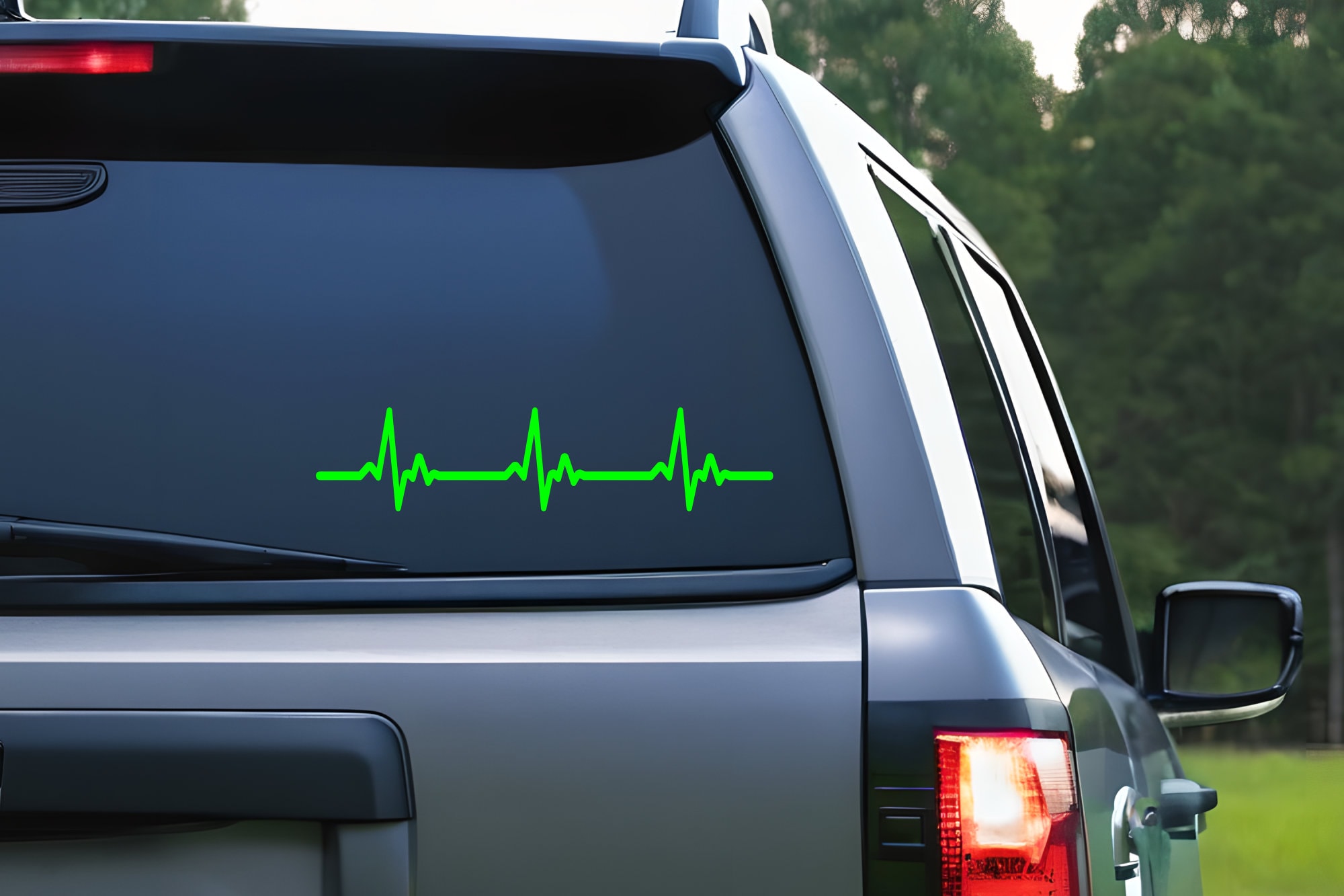Cardiac Pacemaker Sticker Electrocardiogram Vinyl Decal | Heartbeat Vinyl Sticker | Cardiogram ...