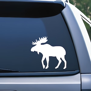 Moose Vinyl Decal Sticker for Car Window, Laptop and more