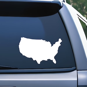 United States Decal, America Vinyl Decal, USA Decal