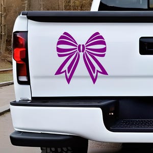 Bow Decal, Cheer Bow Decal, Ribbon Bow Decal