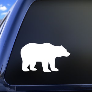 Bear Decal, Black Bear Decal, Grizzle Bear Decal, Brown Bear Vinyl Decal