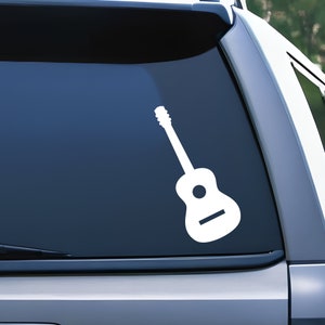 Guitar Vinyl Decal Sticker for Car Window, Tumblers and More