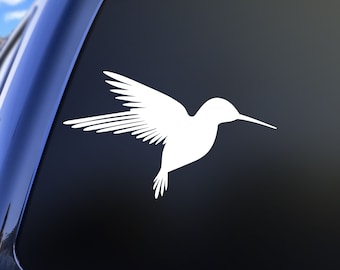 Hummingbird Vinyl Decal, Car Window Sticker