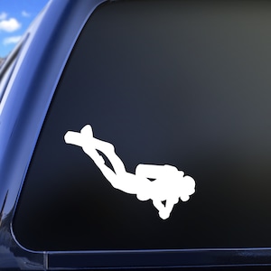 Scuba Diver Vinyl Decal Sticker