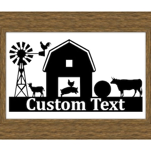 Farm / Ranch Vinyl Decal Sticker, The Funny Farm Vinyl Decal