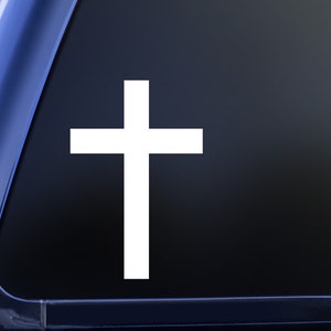 Cross Decal, Religious Decal, Christian Decal, Jesus Decal