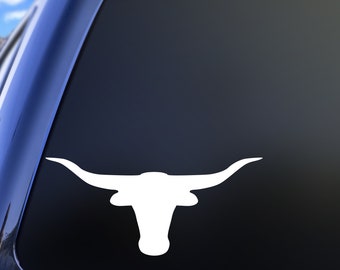 Longhorn Bull Vinyl Decal Sticker