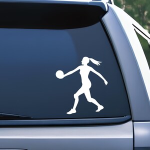 Volleyball Girl Decal, Women&#39;s Sports Decal