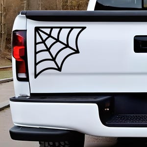 Spider Web Decal, Corner Spider Web, Triangle Spider Web Decal