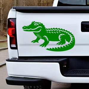 Alligator Decal, Gator Decal, Crocodile Decal, Cayman Decal, Reptile Decal