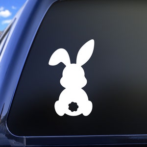 Bunny Rabbit Vinyl Decal | Floppy Ear Rabbit Sticker | Easter Bunny Decal