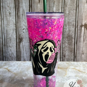 Snowglobe Starbucks tumbler