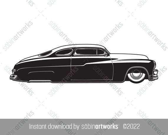TRÈS BEAU DESSIN Crayon Papier Design Voiture Bulle 1950 Course