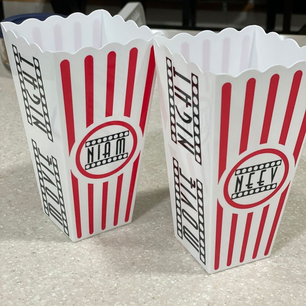 Personalized Popcorn Bowl Etsy
