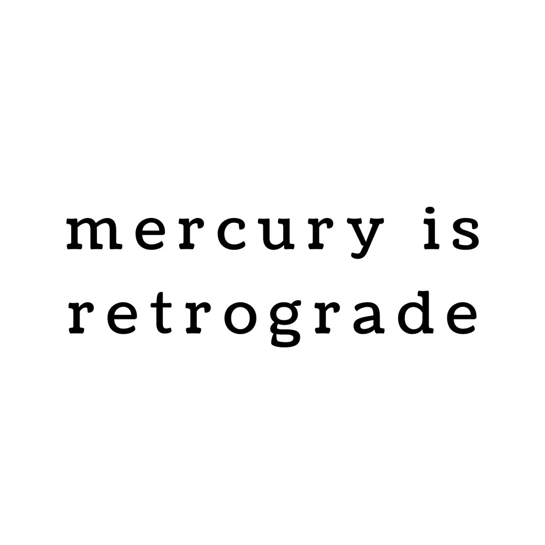 Mercury Retrograde SVG - Mercury Retrograde Svg Cricut - Mercury ...