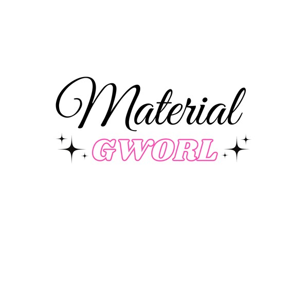Material Gworl SVG Material Gworl Cricut Files Material Etsy