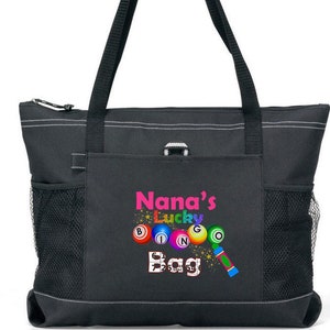Bolsa de mano personalizada Lucky Bingo, disponible en 7 colores