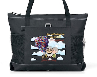 Personalized Carl and Ellie, UP Tote Bag, Available in 7 colors