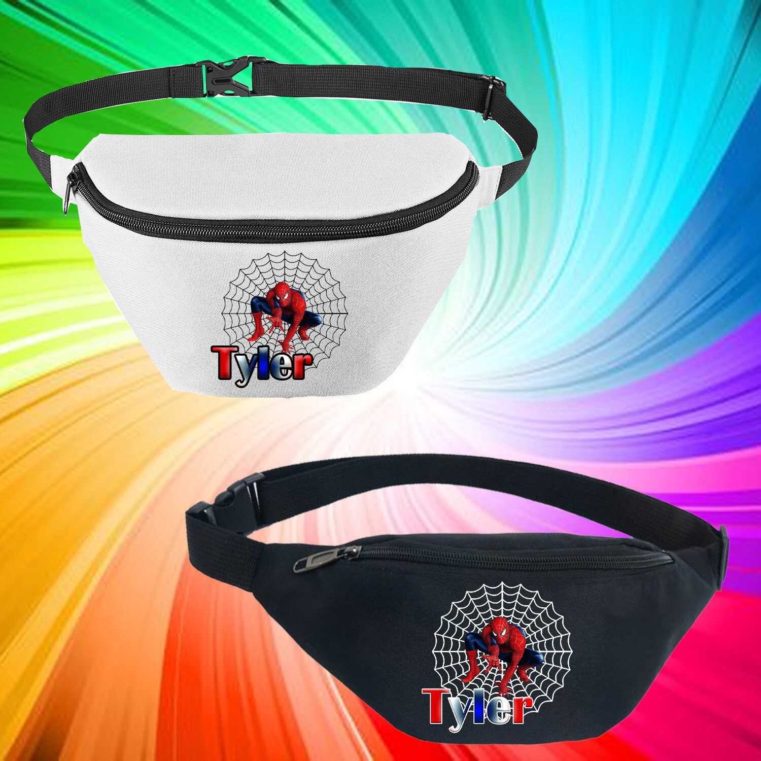 Personalized Spiderman Fanny Pack