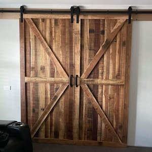 Rustic Barndoors - Reclaimed Hardwood