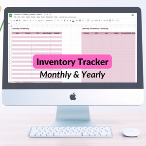Inventory Google Sheets, Inventory Management, Inventory Tracker for Small Businesses, Ecommerce Inventory Spreadsheet Template, Supply list