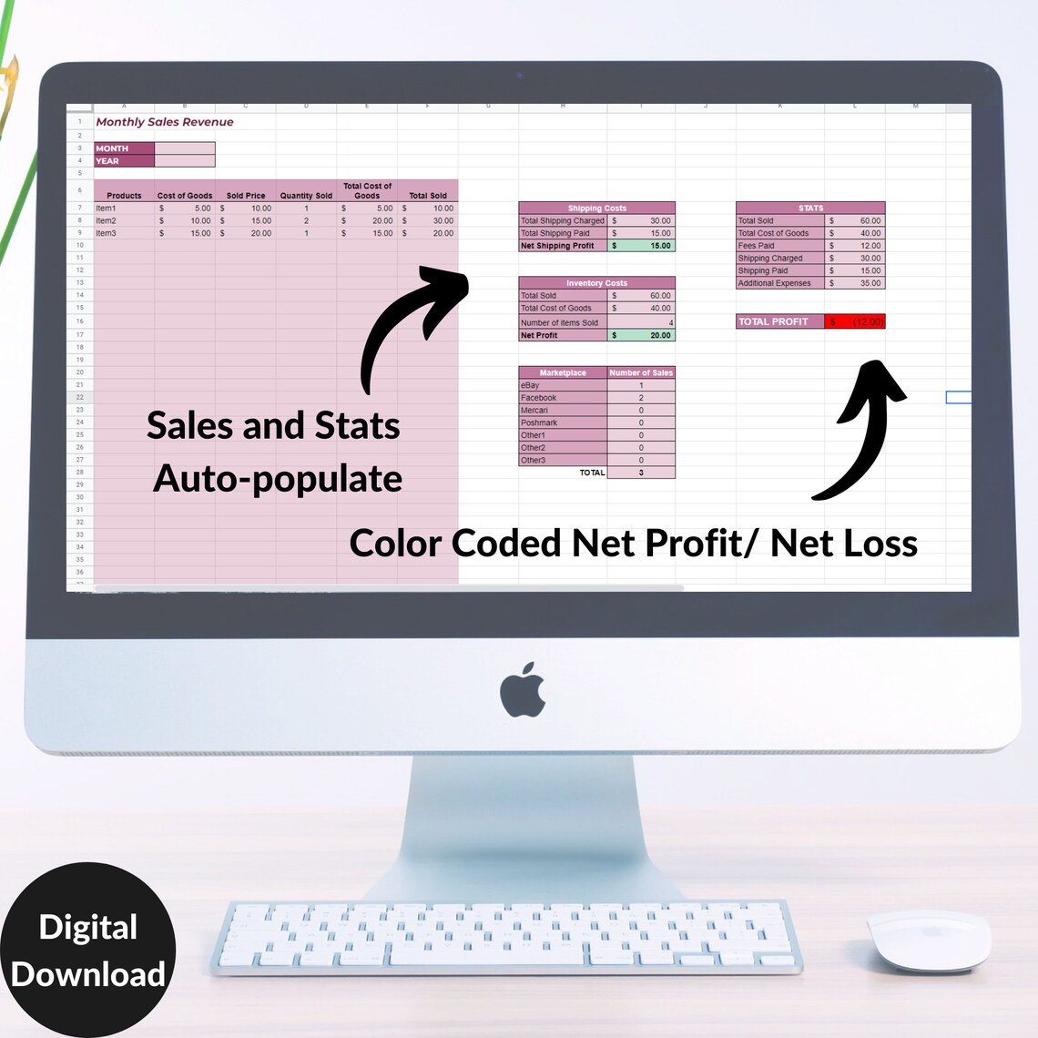 Reseller Spreadsheet Google Sheets, Reseller Inventory Spreadsheet