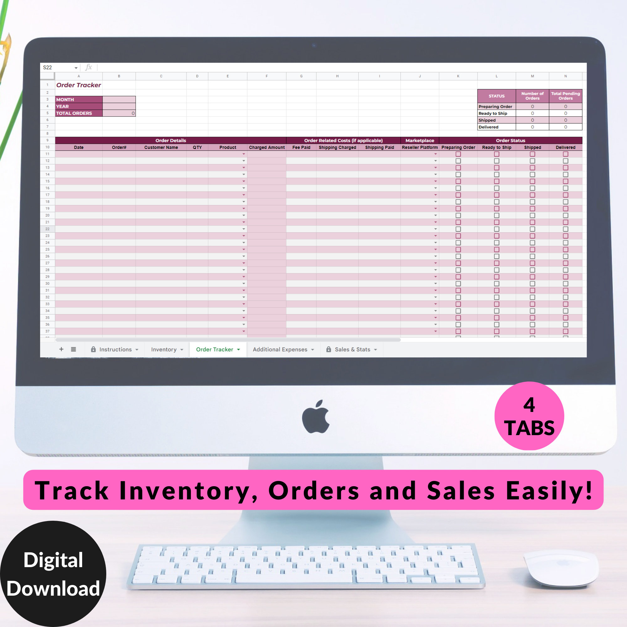 Reseller Spreadsheet Google Sheets, Reseller Inventory Spreadsheet